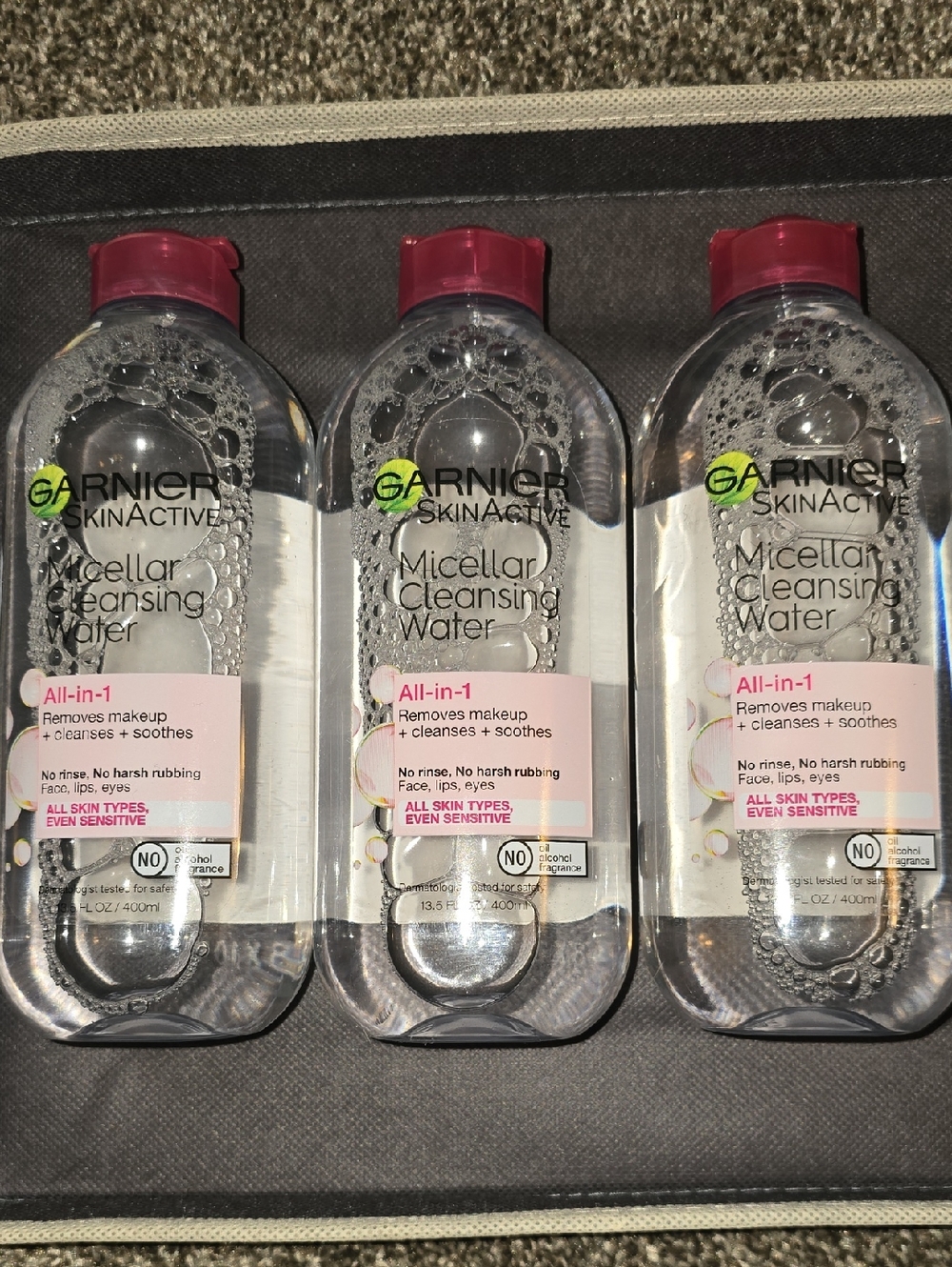 NEW Garnier SkinActive Micellar Cleansing Water - 3 PK